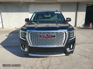 2021 GMC Yukon XL Denali with VIN 1GKS2JKL1MR444476, listed as a Copart auction lot 47827265 with 98,058 mi miles and Salvage Title. Bid and sale history available at carsss.com. Image 5.