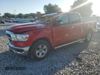 2019 Ram 1500 Big Horn/Lone Star with VIN 1C6SRFFTXKN854008, listed as a Copart auction lot 52307845 with 62,757 mi miles and Non Repairable. Bid and sale history available at carsss.com. Image 1.