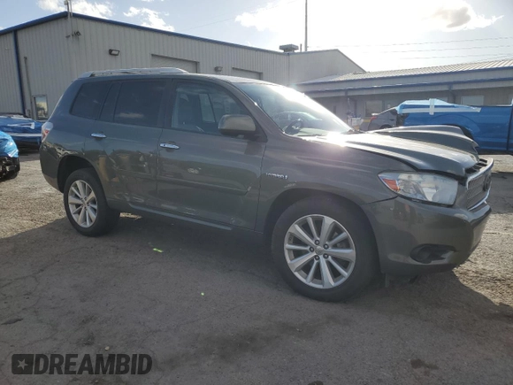2010 Toyota Highlander Hybrid with VIN JTEBW3EH8A2045874, listed as a Copart auction lot 49644965 with 130,070 mi miles and Salvage Title. Bid and sale history available at carsss.com. Image 4.