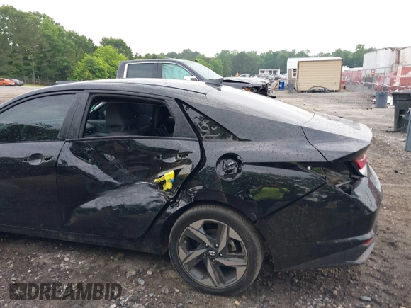 2023 Hyundai Elantra SEL with VIN KMHLS4AG6PU511334, listed as a IAAI auction lot 42281427 with 54,313 mi miles and . Bid and sale history available at DreamBid. Image 6.