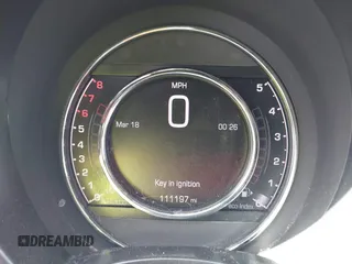2015 FIAT 500 Turbo with VIN 3C3CFFHH2FT648125, listed as a IAAI auction lot 41835574 with 111,197 mi miles. Bid and sale history available at carsss.com. Image 7.