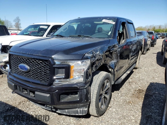 2019 Ford F-150 XL with VIN 1FTEW1EP0KFA59467, listed as a Copart auction lot 55550395 with 90,752 mi miles and Clean title. Bid and sale history available at DreamBid. Image 1.