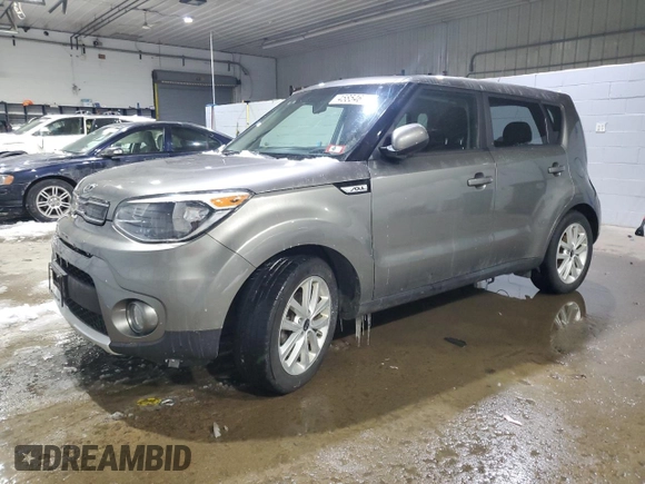 2018 Kia Soul + with VIN KNDJP3A58J7603718, listed as a Copart auction lot 45854675 with 107,169 mi miles and Salvage Title. Bid and sale history available at DreamBid. Image 1.