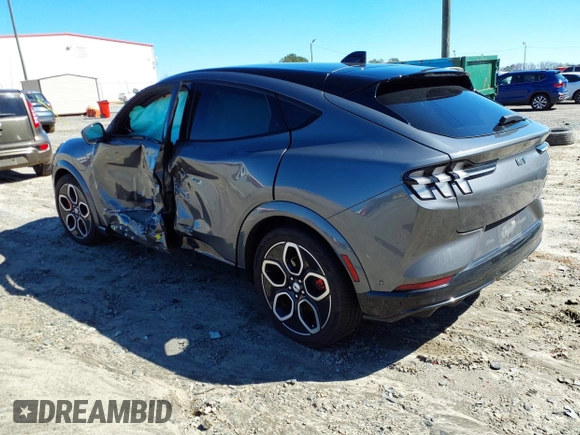 2023 Ford Mustang Mach-E GT with VIN 3FMTK4SE4PMA57053, listed as a IAAI auction lot 41603686 with 16,537 mi miles and . Bid and sale history available at DreamBid. Image 3.