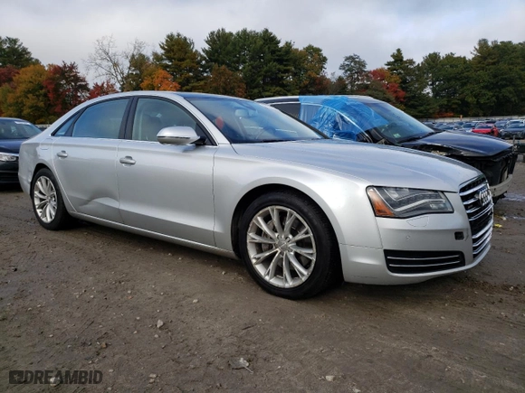 2014 Audi A8 L 3.0L TDI with VIN WAURMAFD2EN013576, listed as a Copart auction lot 76106954 with 96,466 mi miles and Clean Title. Bid and sale history available at carsss.com. Image 4.