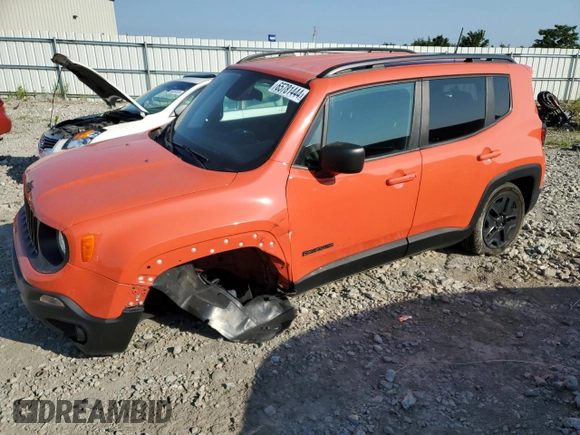 2018 Jeep Renegade Upland z VIN ZACCJBAB2JPH64207, wystawiony jako Copart lot #65781444 z przebiegiem 88 856 mil mil oraz Nie do naprawy • Non repairable. Historia ofert i sprzedaży dostępna na DreamBid. Obrazek 1.