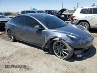 2022 Tesla Model 3 Long Range z VIN 5YJ3E1EBXNF263832, wystawiony jako Copart lot #57177445 z przebiegiem Nie podano mil oraz Szkoda całkowita • Salvage title. Historia ofert i sprzedaży dostępna na DreamBid. Obrazek 4.