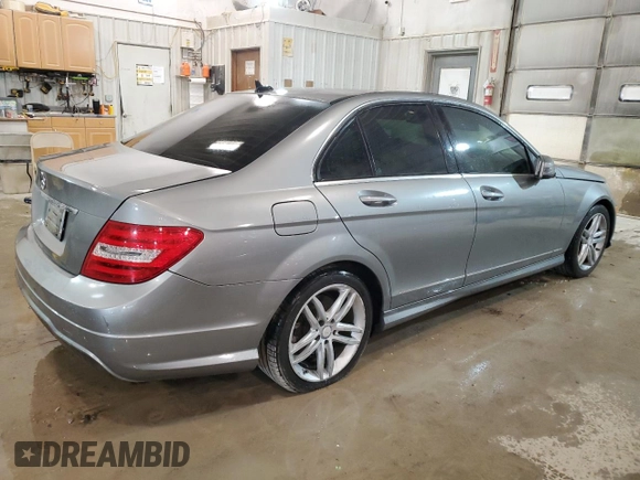 2013 Mercedes-Benz C 250 Sport with VIN WDDGF4HBXDA853389, listed as a Copart auction lot 44397534 with 102,521 mi miles and Clean title. Bid and sale history available at DreamBid. Image 3.