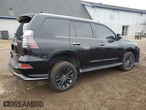 2023 Lexus GX 460 Premium with VIN JTJAM7BX2P5376558, listed as a Copart auction lot 58804065 with 17,630 mi miles and Clean title. Bid and sale history available at DreamBid. Image 3.