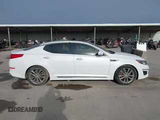 2015 Kia Optima SX Turbo with VIN 5XXGR4A60FG455078, listed as a IAAI auction lot 41305459 with 145,852 mi miles. Bid and sale history available at carsss.com. Image 13.