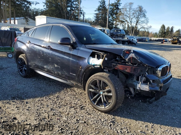 2019 BMW X6 xDrive35i with VIN 5UXKU2C57K0Z65374, listed as a Copart auction lot 47344585 with 90,546 mi miles and Salvage Title. Bid and sale history available at carsss.com. Image 4.