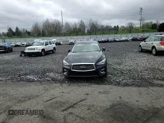 2018 Infiniti Q50 3.0t LUXE with VIN JN1EV7AR3JM444404, listed as a Copart auction lot 48732565 with 42,118 mi miles and Salvage Title. Bid and sale history available at carsss.com. Image 11.