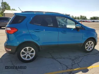 2018 Ford EcoSport SE z VIN MAJ3P1TE9JC196595, wystawiony jako Copart lot #57226415 z przebiegiem 8421 mil mil oraz Tytuł czysty. Historia ofert i sprzedaży dostępna na DreamBid. Obrazek 3.