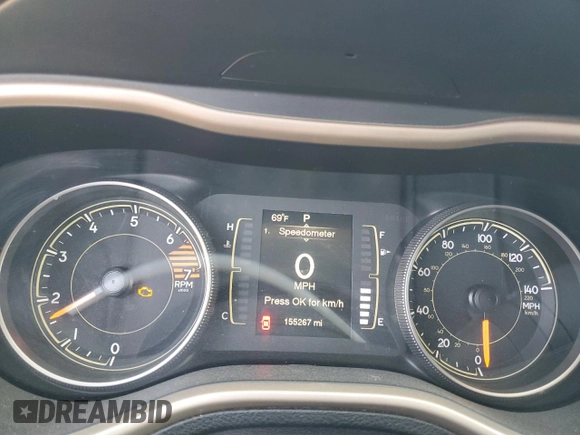 2016 Jeep Cherokee Latitude with VIN 1C4PJMCB6GW123499, listed as a Copart auction lot 54106735 with 155,267 mi miles and Salvage Title. Bid and sale history available at carsss.com. Image 9.