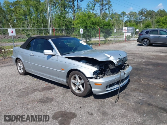 2002 BMW 3 Series 325Ci with VIN WBABS33492PG86813, listed as a IAAI auction lot 42074468 with 136,299 mi miles and . Bid and sale history available at DreamBid. Image 1.