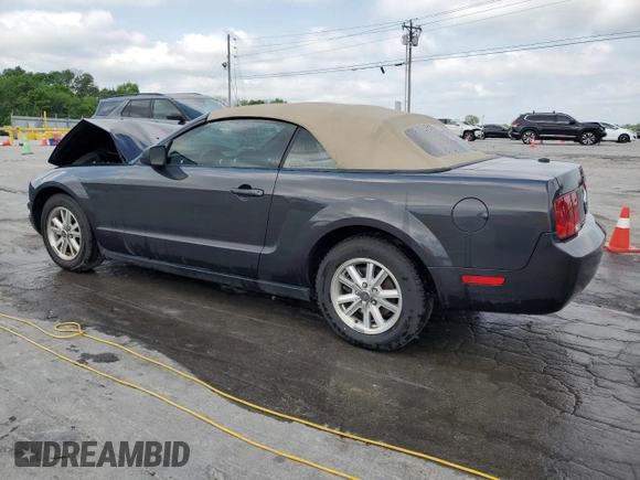2008 Ford Mustang Deluxe with VIN 1ZVHT84N485132379, listed as a Copart auction lot 55157085 with 102,490 mi miles and Salvage title. Bid and sale history available at DreamBid. Image 2.