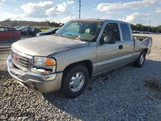 2003 GMC Sierra 1500 SLT with VIN 2GTEC19T531302554, listed as a Copart auction lot 73849244 with 266,351 mi miles and Salvage Title. Bid and sale history available at carsss.com. Image 1.