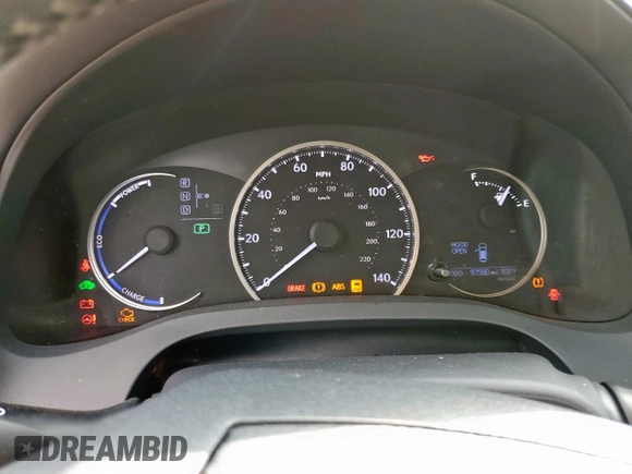 2017 Lexus CT 200h with VIN JTHKD5BH8H2289060, listed as a Copart auction lot 55326975 with 97,580 mi miles and Salvage title. Bid and sale history available at DreamBid. Image 9.