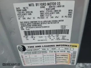 2013 Ford F-150 XL with VIN 1FTEW1CMXDFD49632, listed as a Copart auction lot 51939235 with 0 mi miles and Salvage Title. Bid and sale history available at carsss.com. Image 12.