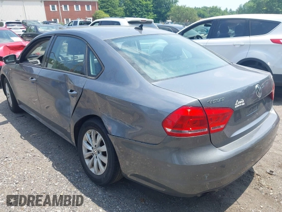 2015 Volkswagen Passat Wolfsburg Edition with VIN 1VWAT7A39FC091867, listed as a IAAI auction lot 42548813 with 136,862 mi miles and . Bid and sale history available at DreamBid. Image 3.