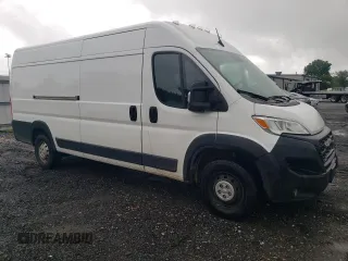 2023 Ram ProMaster Cargo with VIN 3C6MRVJG8PE532461, listed as a Copart auction lot 66780004 with 10,808 mi miles and Salvage Title. Bid and sale history available at DreamBid. Image 4.