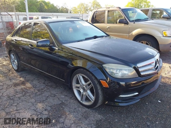 2011 Mercedes-Benz C 350 Sport with VIN WDDGF5GB0BR145111, listed as a IAAI auction lot 41989087 with 124,346 mi miles and . Bid and sale history available at DreamBid. Image 1.