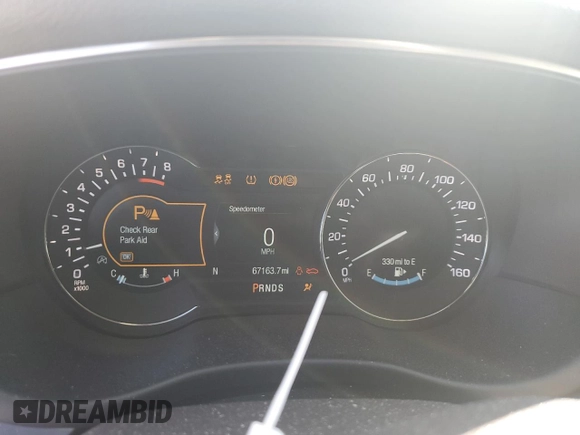 2019 Lincoln MKC Reserve with VIN 5LMCJ3C91KUL48660, listed as a Copart auction lot 52329455 with 67,163 mi miles and Salvage title. Bid and sale history available at DreamBid. Image 9.