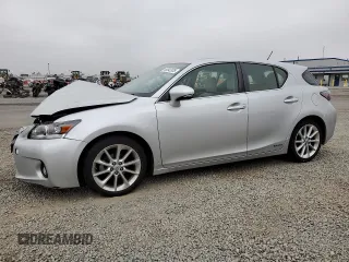 2012 Lexus CT 200h with VIN JTHKD5BH4C2121084, listed as a Copart auction lot 60842335 with 125,141 mi miles and Salvage title. Bid and sale history available at DreamBid. Image 1.