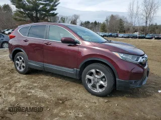 2018 Honda CR-V EX-L with VIN 7FARW2H89JE021822, listed as a Copart auction lot 46796985 with 74,809 mi miles and Salvage Title. Bid and sale history available at carsss.com. Image 4.