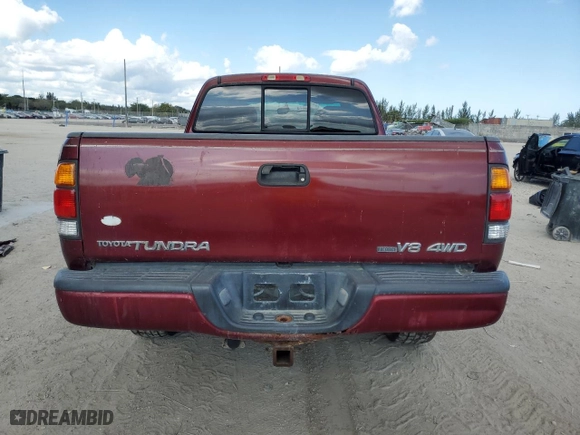 2004 Toyota Tundra Ltd with VIN 5TBBT48184S440578, listed as a Copart auction lot 42694315 with 261,213 mi miles and Salvage Title. Bid and sale history available at carsss.com. Image 6.