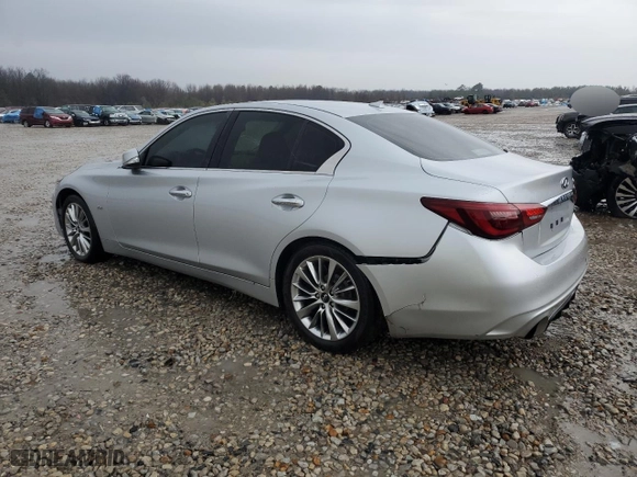 2019 Infiniti Q50 3.0t LUXE with VIN JN1EV7APXKM519132, listed as a Copart auction lot 48030015 with 99,302 mi miles and Salvage Title. Bid and sale history available at carsss.com. Image 2.