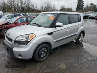 2010 Kia Soul + with VIN KNDJT2A25A7703092, listed as a Copart auction lot 49730235 with 77,504 mi miles and Salvage Title. Bid and sale history available at DreamBid. Image 1.