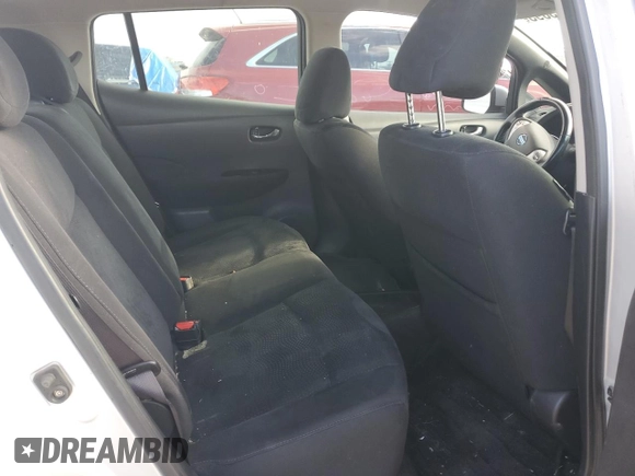 2013 Nissan LEAF SV with VIN 1N4AZ0CP0DC406762, listed as a Copart auction lot 46703895 with 105,689 mi miles and Salvage Title. Bid and sale history available at carsss.com. Image 10.