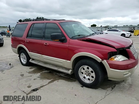 2005 Ford Expedition Eddie Bauer with VIN 1FMFU17585LA11013, listed as a Copart auction lot 55997105 with 156,530 mi miles and Salvage title. Bid and sale history available at DreamBid. Image 14.
