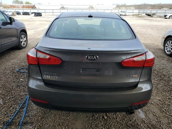 2014 Kia Forte EX with VIN KNAFX4A8XE5076415, listed as a Copart auction lot 50008265 with 123,643 mi miles and Clean Title. Bid and sale history available at carsss.com. Image 6.
