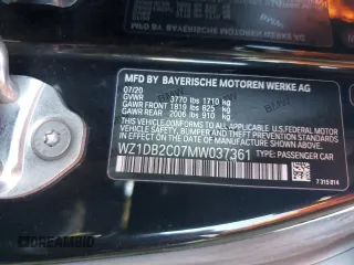2021 Toyota Supra 2.0 z VIN WZ1DB2C07MW037361, wystawiony jako Copart lot #67193482 z przebiegiem 9662 mil mil oraz . Historia ofert i sprzedaży dostępna na DreamBid. Obrazek 10.