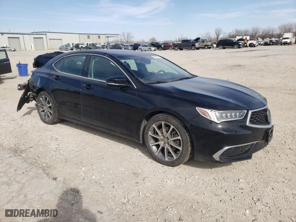 2019 Acura TLX with VIN 19UUB3F3XKA007163, listed as a Copart auction lot 45085364 with 134,683 mi miles and Salvage Title. Bid and sale history available at carsss.com. Image 4.