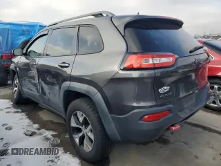 2014 Jeep Cherokee Trailhawk with VIN 1C4PJMBB2EW137916, listed as a Copart auction lot 44961445 with 119,145 mi miles and Salvage Title. Bid and sale history available at carsss.com. Image 2.