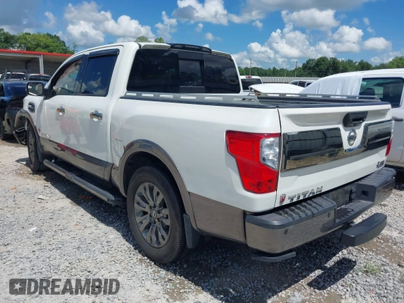 2017 Nissan Titan SV with VIN 1N6AA1E63HN526560, listed as a IAAI auction lot 42487006 with 155,505 mi miles and . Bid and sale history available at DreamBid. Image 3.