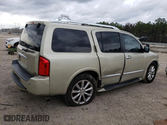 2009 Infiniti QX56 with VIN 5N3AA08D19N901258, listed as a Copart auction lot 42328464 with 226,720 mi miles and Salvage Title. Bid and sale history available at carsss.com. Image 3.