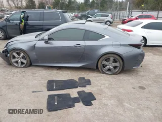 2016 Lexus RC 200t F Sport with VIN JTHHA5BC8G5000263, listed as a IAAI auction lot 41709340 with 85,310 mi miles and . Bid and sale history available at DreamBid. Image 14.