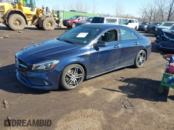 2018 Mercedes-Benz CLA 250 with VIN WDDSJ4EB3JN694801, listed as a IAAI auction lot 41815709 with 63,802 mi miles and . Bid and sale history available at DreamBid. Image 2.