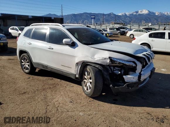 2014 Jeep Cherokee Limited with VIN 1C4PJMDS0EW140309, listed as a Copart auction lot 88944985 with 116,058 mi miles and Salvage Title. Bid and sale history available at carsss.com. Image 4.