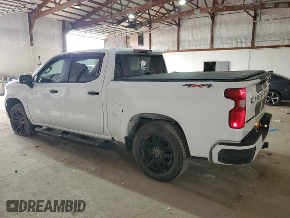 2023 Chevrolet Silverado 1500 Custom with VIN 1GCPDBEK8PZ122670, listed as a Copart auction lot 48259635 with 50,219 mi miles and Clean Title. Bid and sale history available at DreamBid. Image 2.
