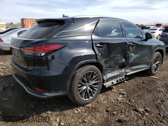 2021 Lexus RX with VIN 2T2YGMDA5MC066415, listed as a Copart auction lot 45372953 with 11,956 mi miles. Bid and sale history available at carsss.com. Image 3.