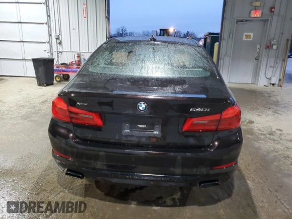 2020 BMW 5 Series 540i xDrive with VIN WBAJS3C07LCE60173, listed as a Copart auction lot 82776954 with Not provided miles and Salvage title. Bid and sale history available at DreamBid. Image 6.