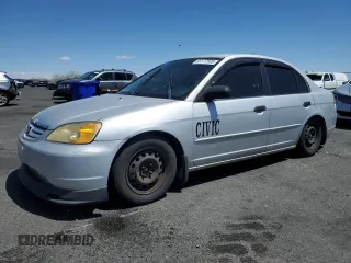2001 Honda Civic LX z VIN 2HGES16521H519977, wystawiony jako Copart lot #55177585 z przebiegiem 152 993 mil mil oraz Tytuł czysty. Historia ofert i sprzedaży dostępna na DreamBid. Obrazek 1.
