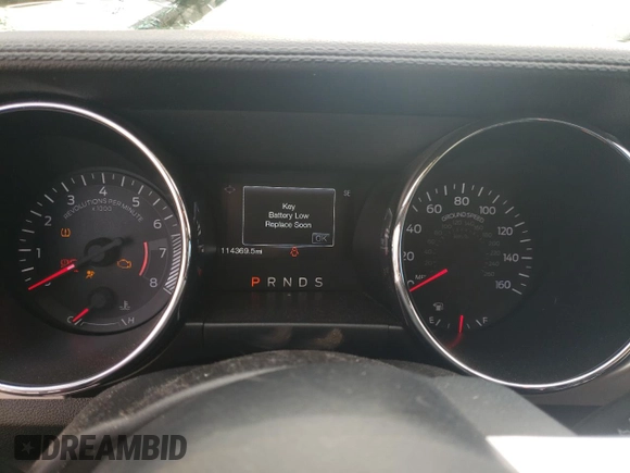 2015 Ford Mustang GT Premium with VIN 1FATP8FF0F5346845, listed as a Copart auction lot 84209444 with 114,369 mi miles and Salvage title. Bid and sale history available at DreamBid. Image 9.