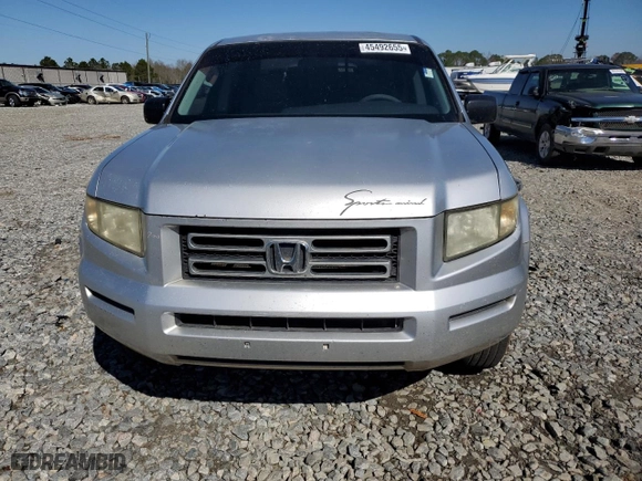2007 Honda Ridgeline RT with VIN 2HJYK16297H533672, listed as a Copart auction lot 45492655 with 235,382 mi miles and Salvage Title. Bid and sale history available at carsss.com. Image 5.