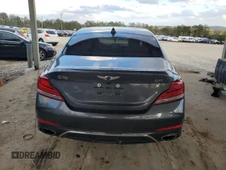 2019 Genesis G70 Advanced with VIN KMTG74LE6KU024096, listed as a Copart auction lot 44221875 with 71,251 mi miles and Salvage Title. Bid and sale history available at carsss.com. Image 6.